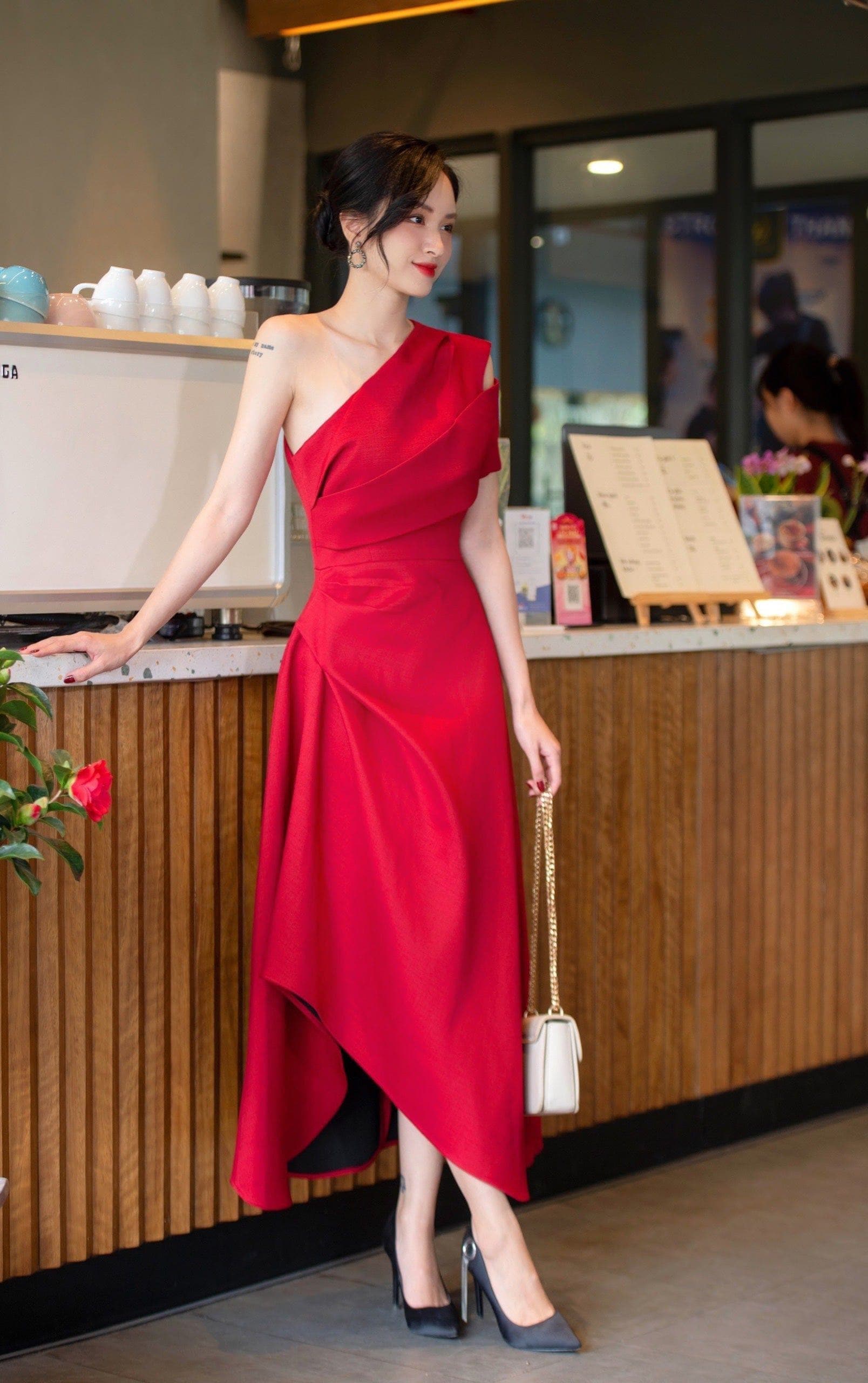 Silvie One Shoulder Dress – DARLING DIVA